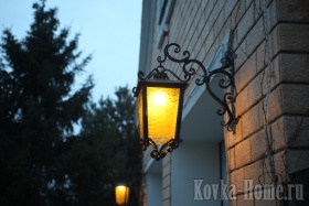 Кованый фонарь фото, кованые фонари, кованый светильник для улицы