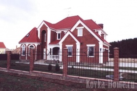 Кованый забор № 7 фото, кованые ограждения