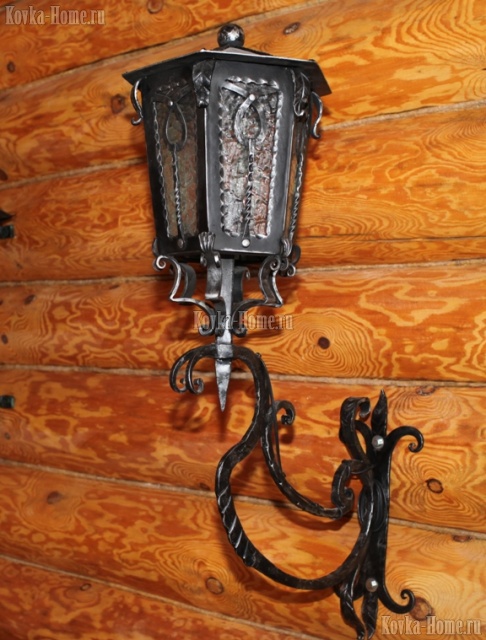 кованый светильник уличный, кованые светильники, кованый светильник, уличные светильники, кованые фонари